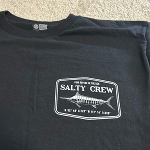 Salty Crew medium graphic tshirt size medium black